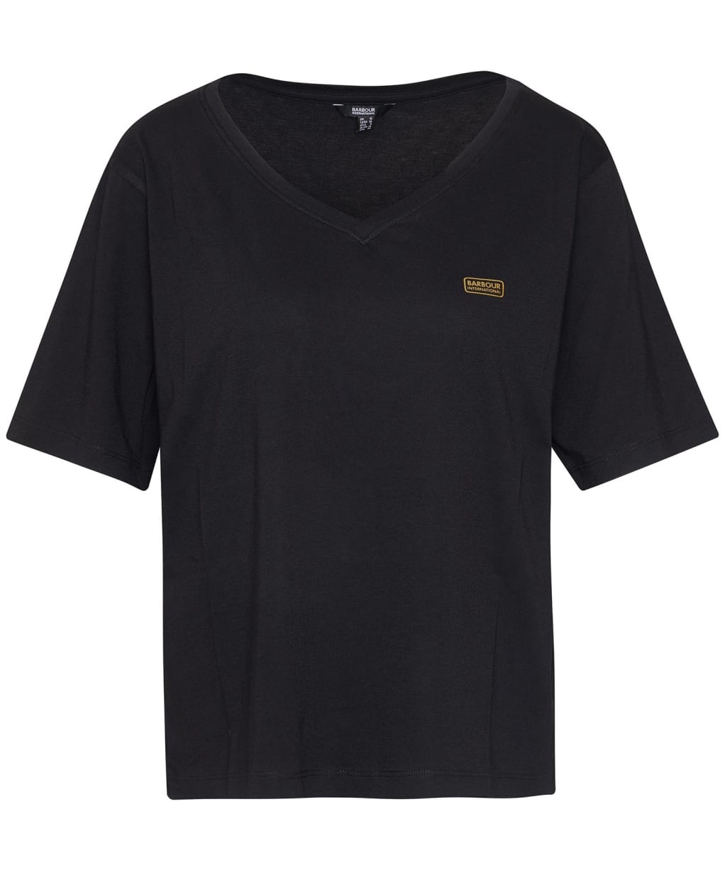 Women's Barbour International Riley T-Shirt - Black