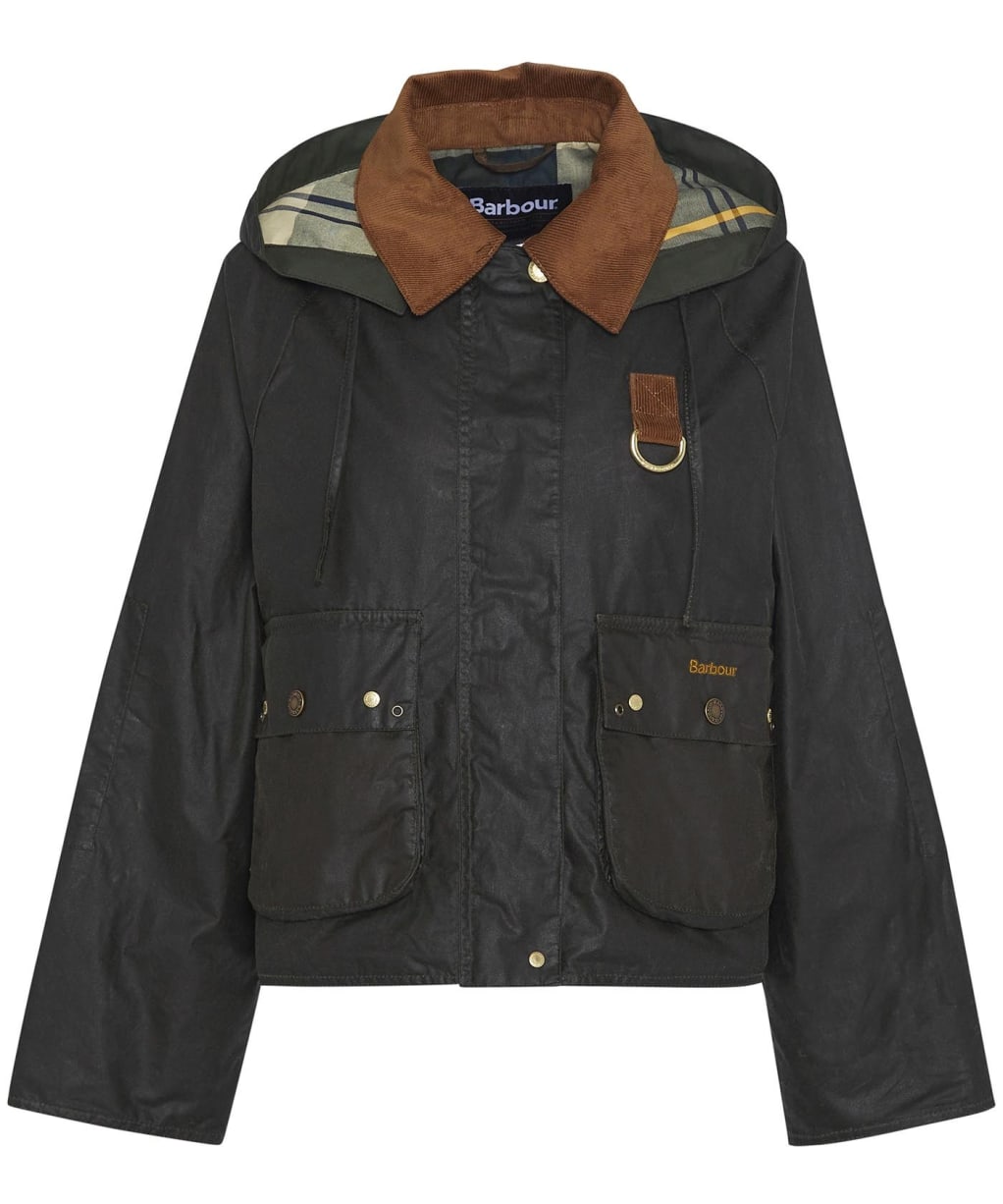 Women's Barbour Erma Waxed Jacket - Archive Olive / Ancient