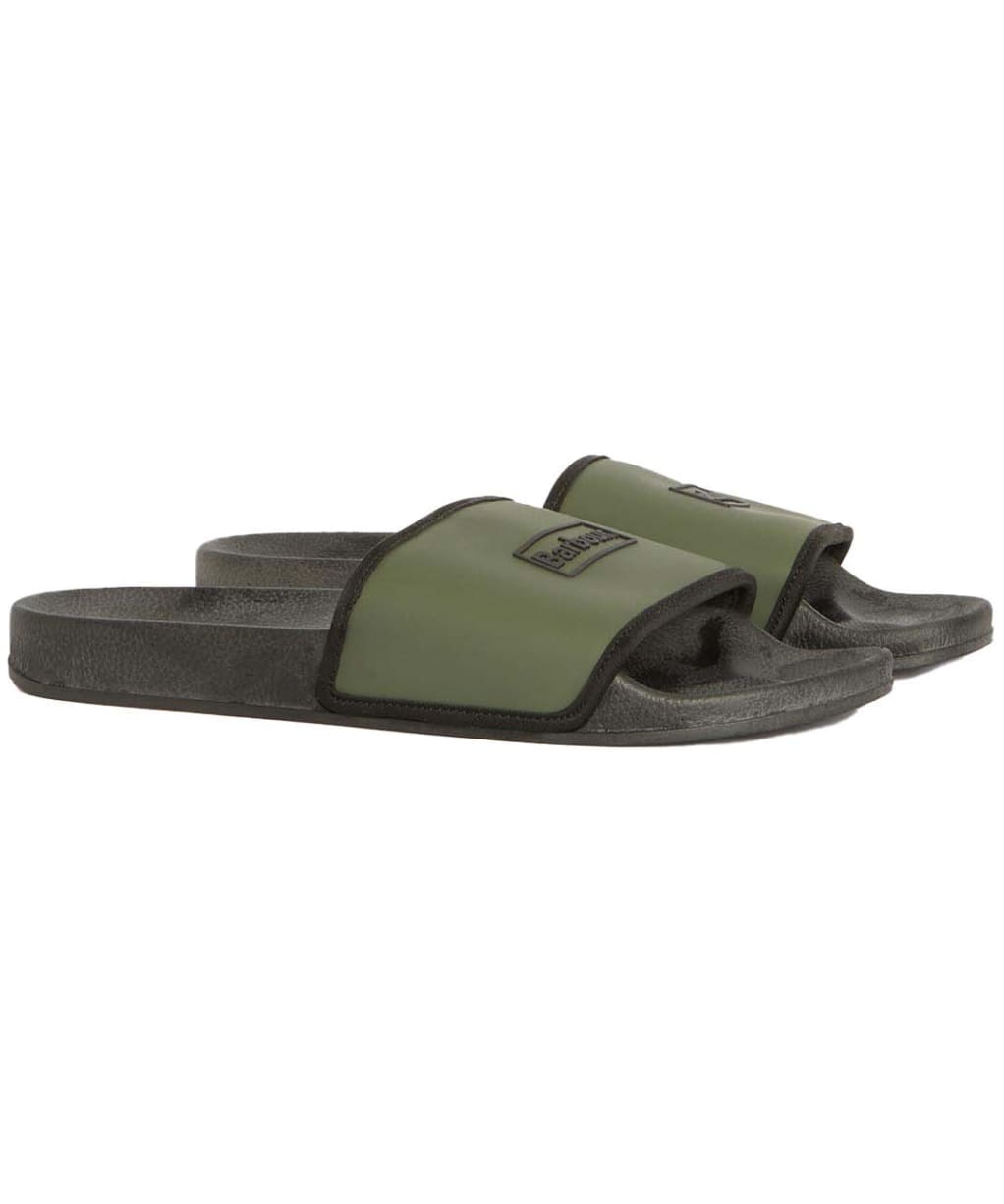 Men's Barbour Cresswell Slider - Uniform Green