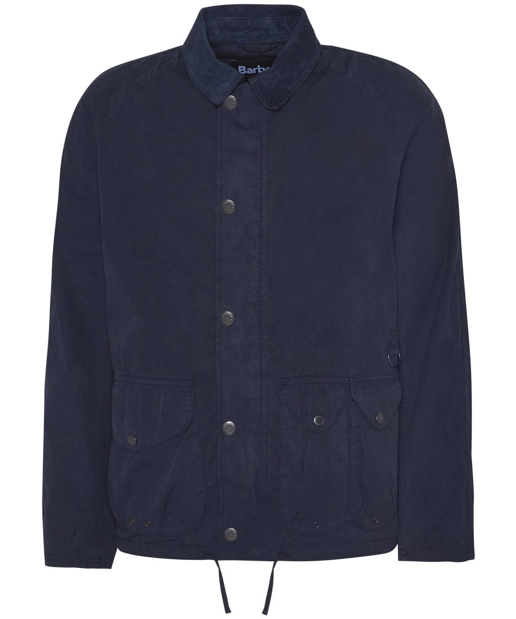 Men's Barbour Utility Casual Chore Jacket - Navy