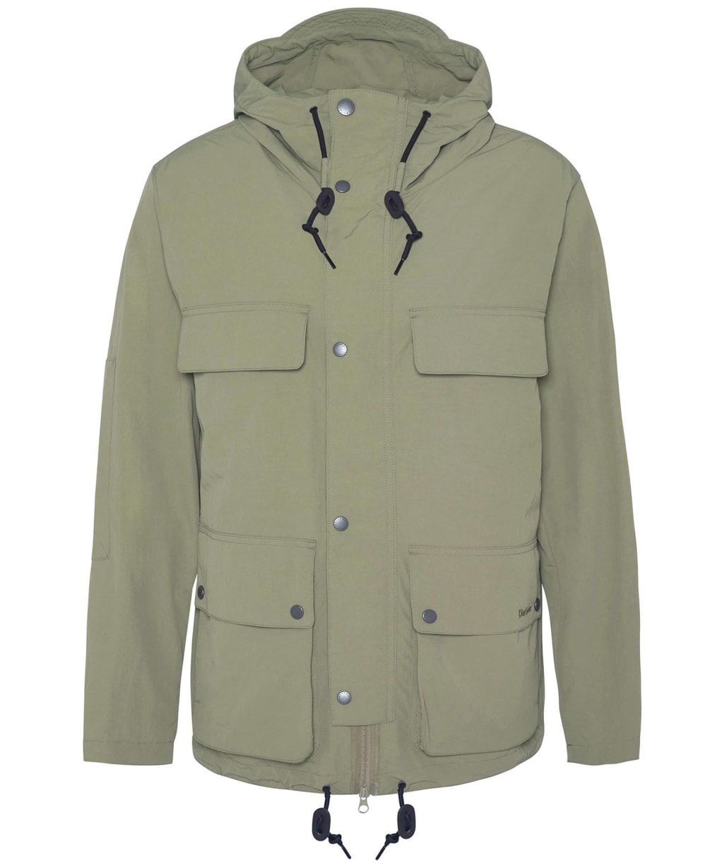 Men's Barbour Re-Engineered Durham Summer Casual Jacket - Bleached Olive