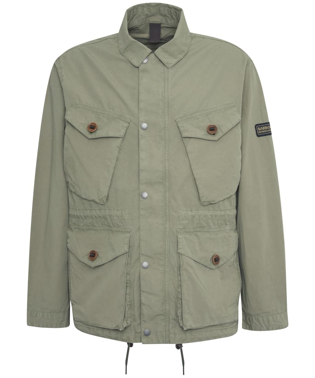 Men's Barbour International Boyer Casual Jacket - Bleached Olive