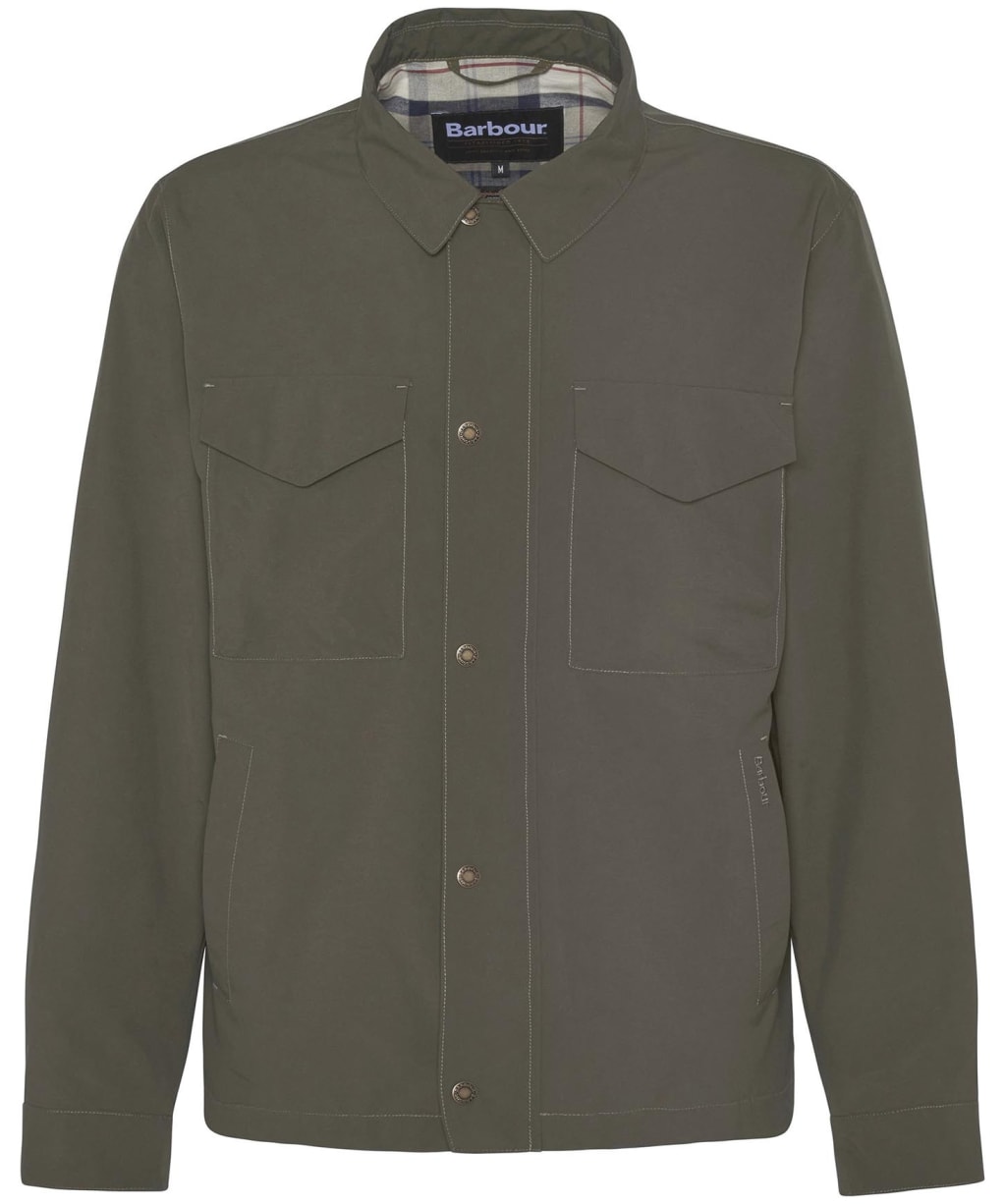 Men's Barbour Camber Casual Jacket - Uniform Green