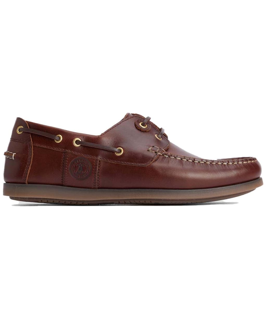 Men's Barbour Wake Boat Shoe - NEW MAHOGANY