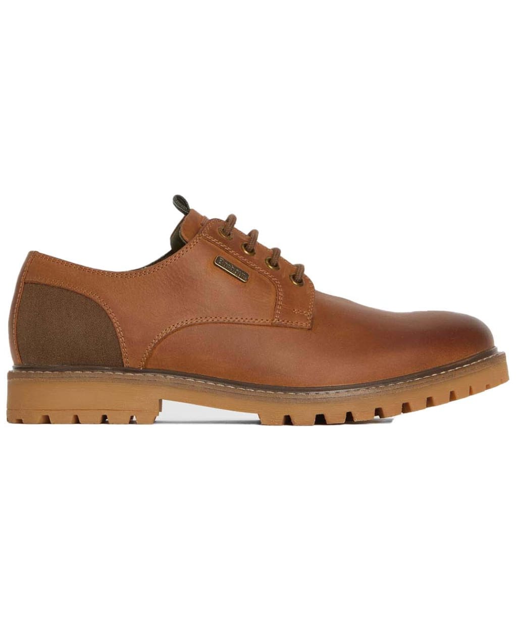 Men's Barbour Sandstone Derby Shoes - Cognac