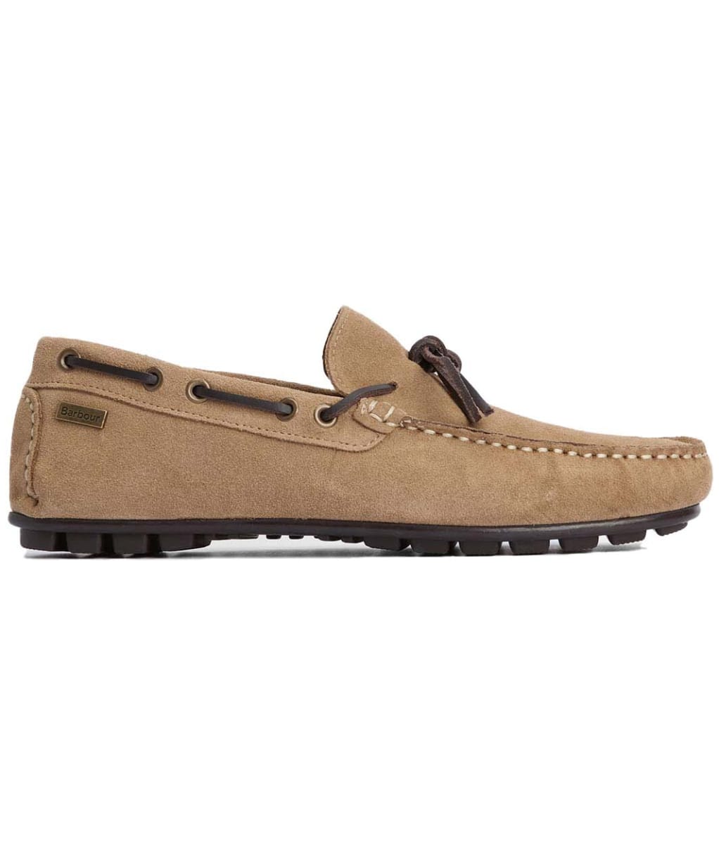 Men's Barbour Courage Driving Shoe - Taupe Suede