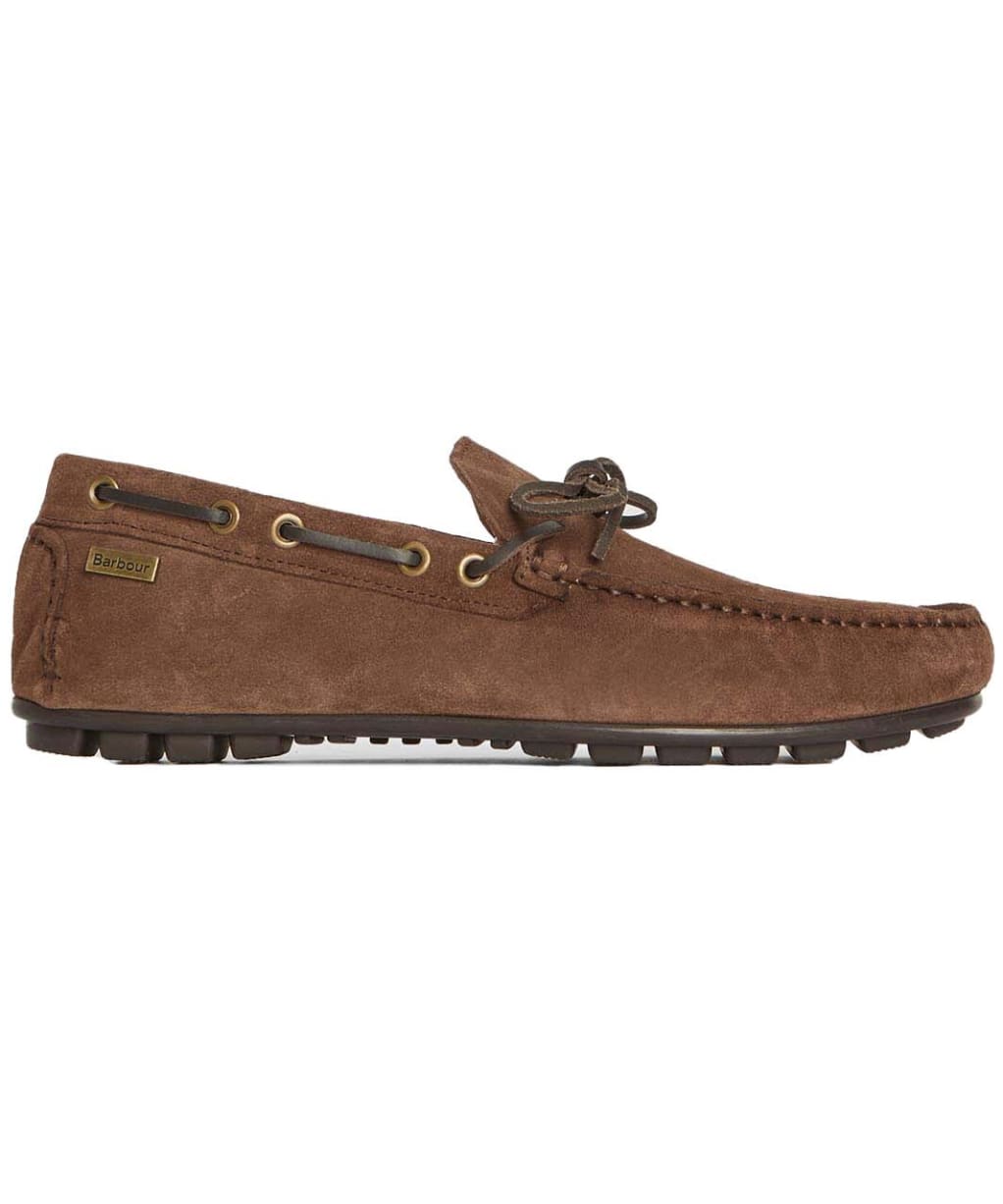 Men's Barbour Courage Driving Shoe - Choco Suede
