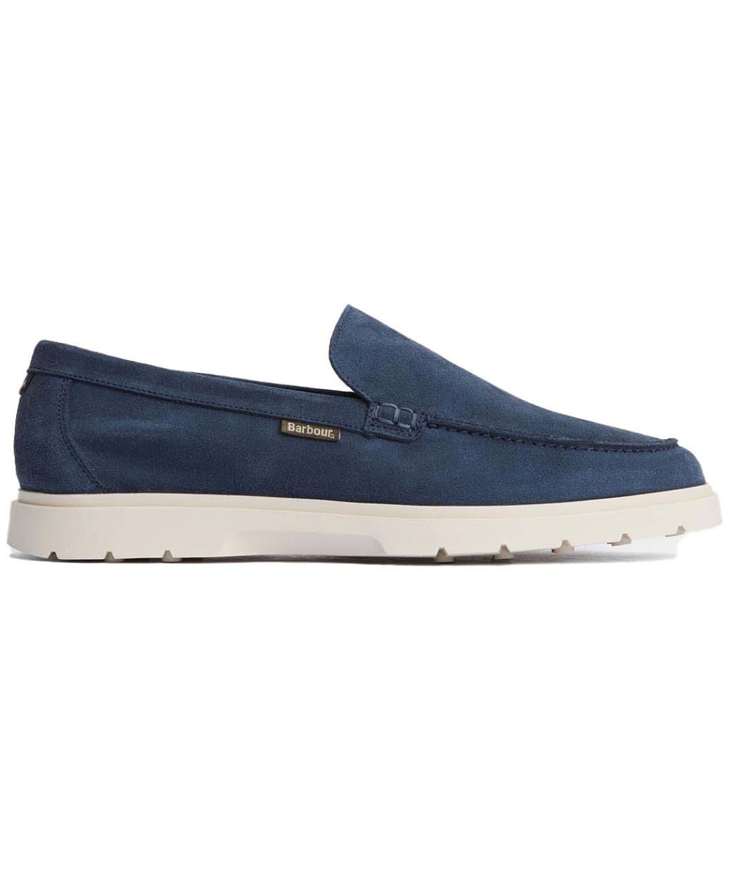 Men's Barbour Carty Loafer - Shark Blue Suede