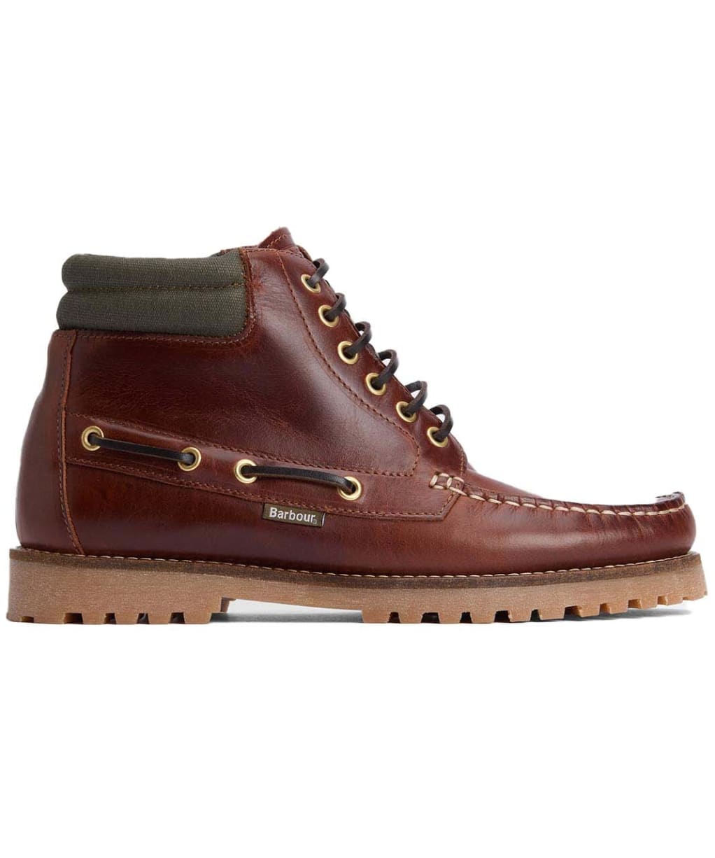 Men's Barbour Tiller Moccasin Boot - Mahogany