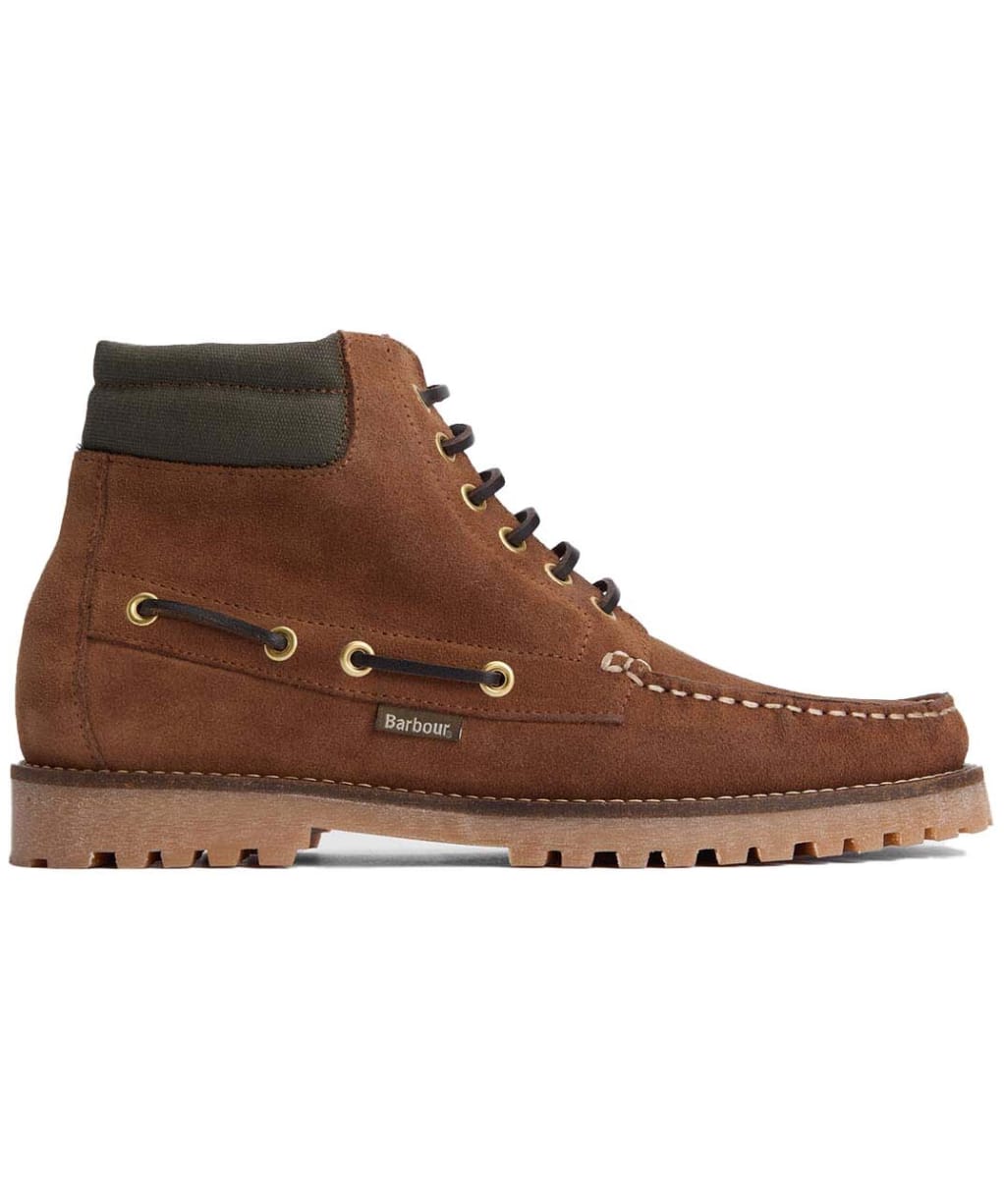 Men's Barbour Tiller Moccasin Boot - Cognac Oiled