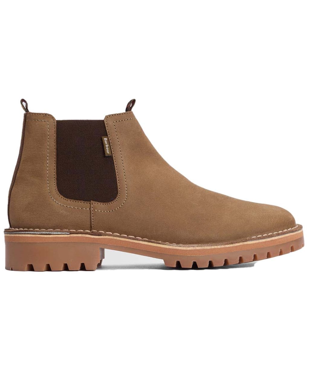 Men's Barbour Abel Chelsea Boot - Taupe Nubuck
