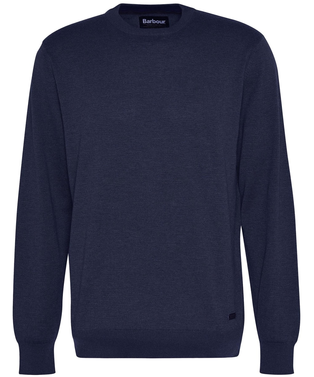 Men's Barbour Bayfield Knitted Crew Jumper - Navy