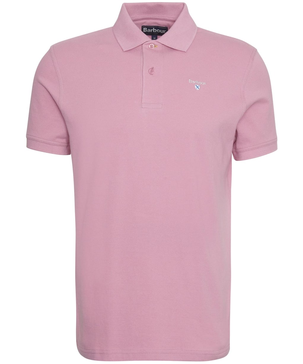 Men's Barbour Sports Polo 215G - True Pink
