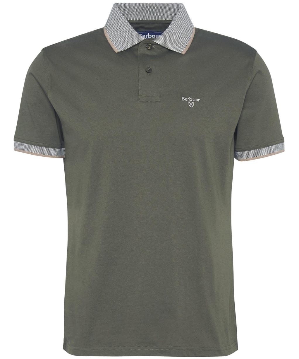 Men's Barbour Cornsay Polo Shirt - Uniform Green