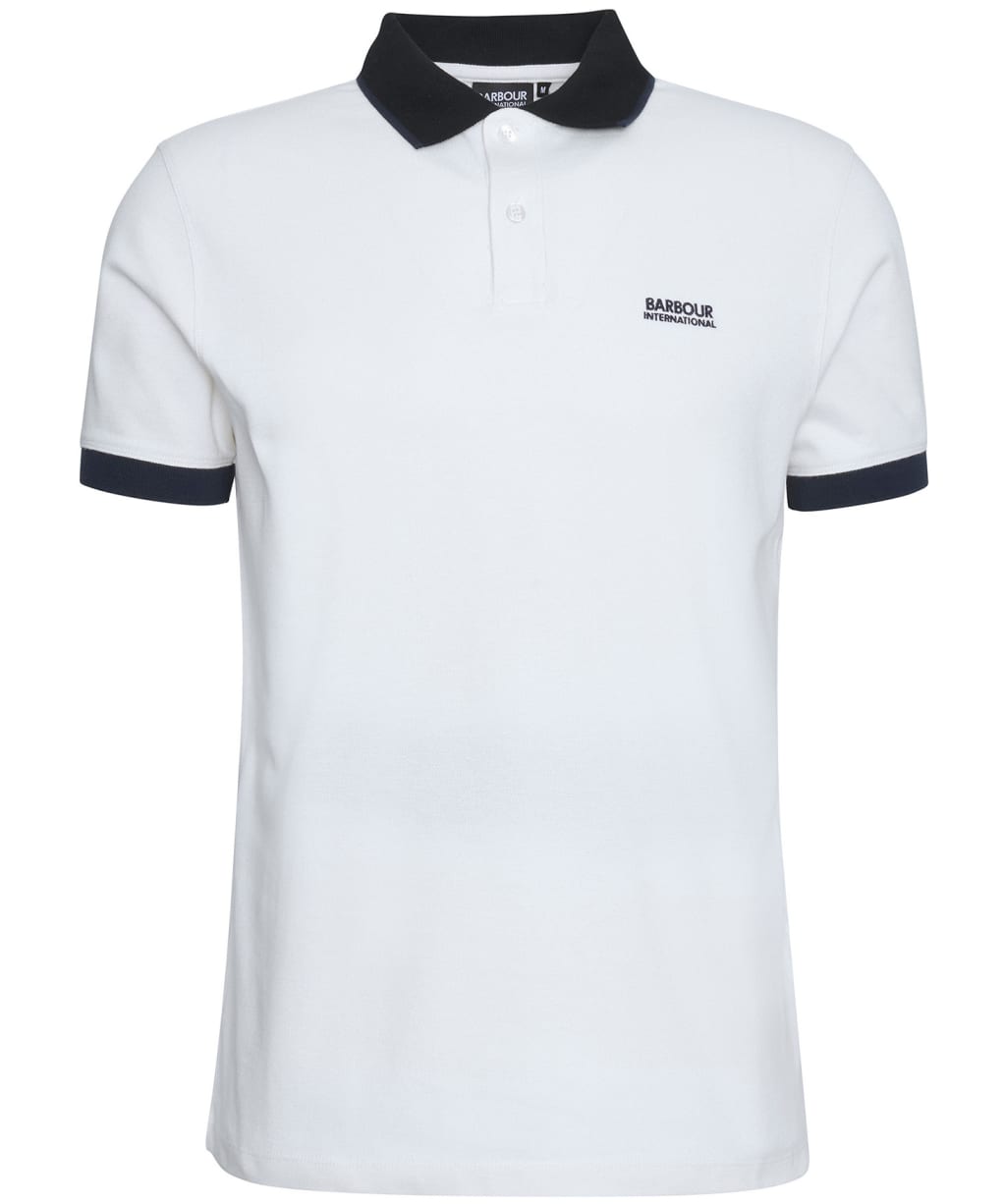 Men's Barbour International Howall Polo Shirt - Whisper White