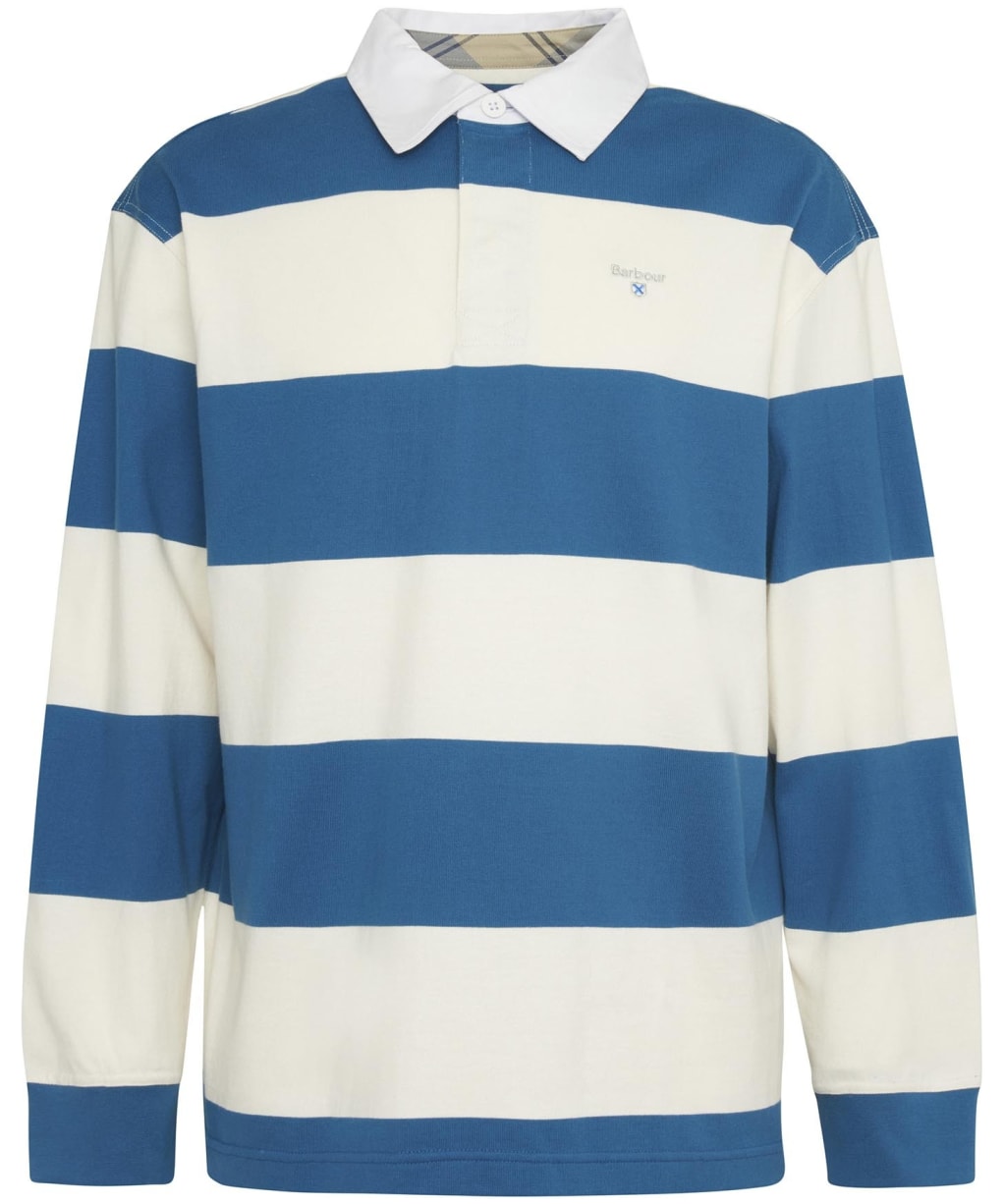 Men's Barbour Broome Rugby Shirt - Midnight