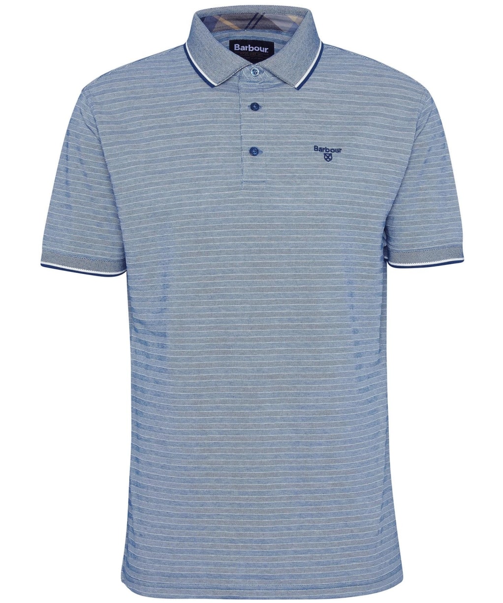 Men's Barbour Taverham Performance Polo Shirt - Midnight