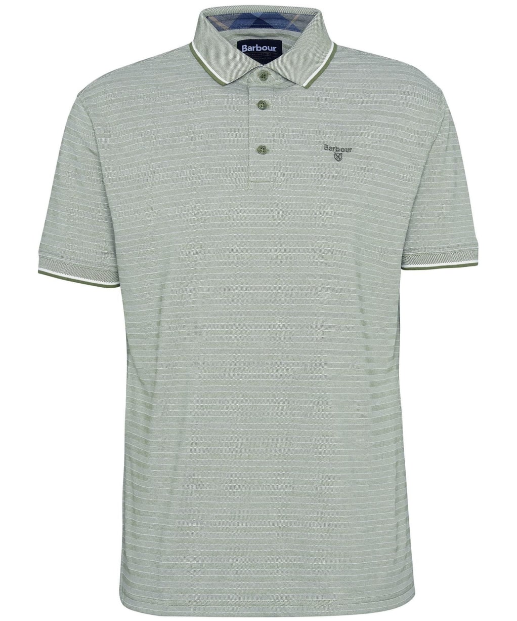 Men's Barbour Taverham Performance Polo Shirt - Pine Green