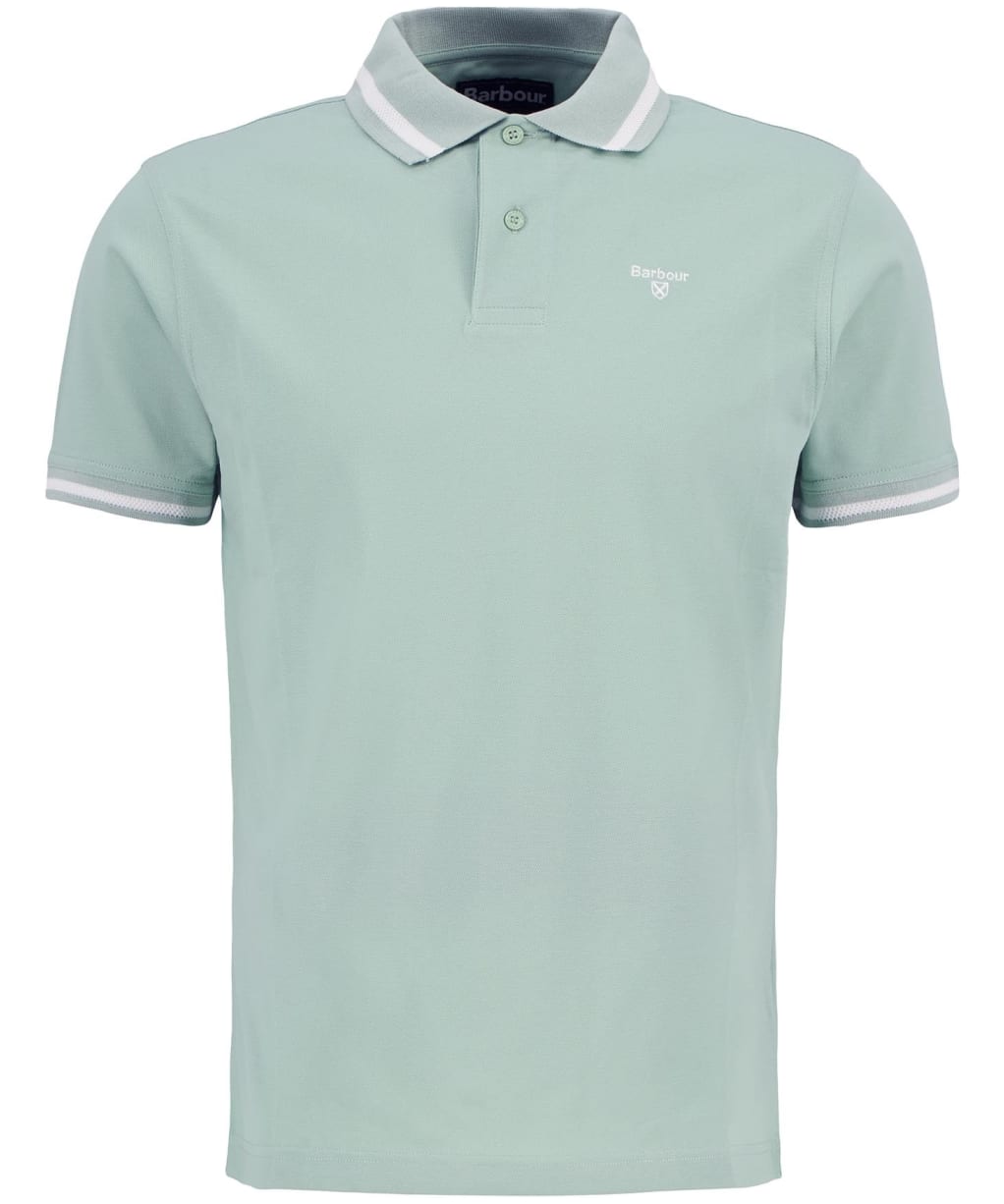 Men's Barbour Ferrybridge Lightweight Tailored Fit Polo Shirt - Pale Apple