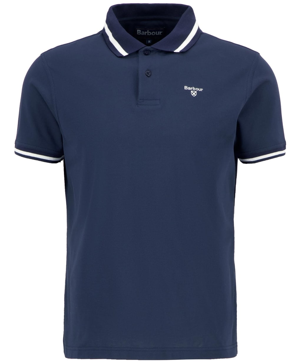 Men's Barbour Ferrybridge Lightweight Tailored Fit Polo Shirt - Navy