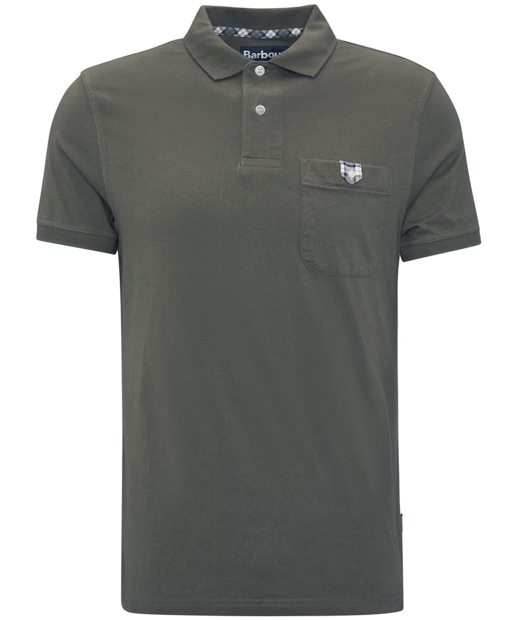Men's Barbour Tothill Tailored Fit Polo Shirt - Uniform Green