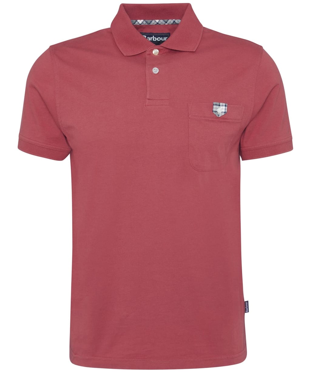 Men's Barbour Tothill Tailored Fit Polo Shirt - Red Spice