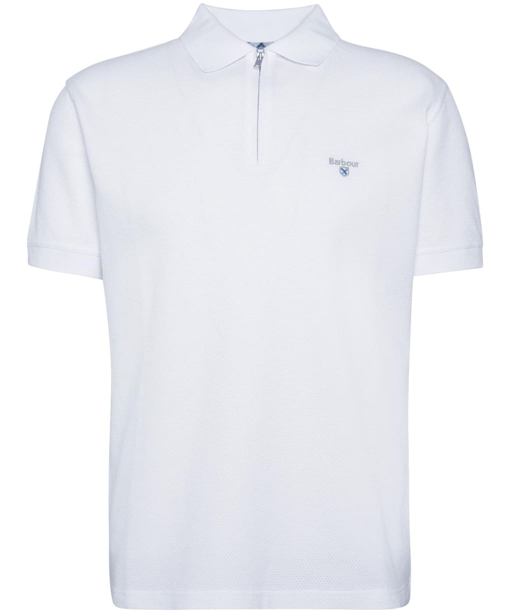 Men's Barbour Hingham Polo Shirt - White