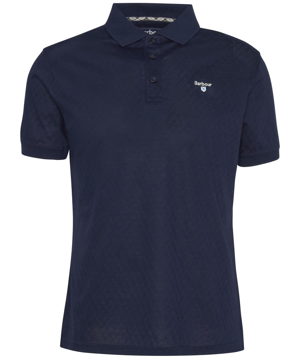 Men's Barbour Sutton Tailored Fit Polo Shirt - Navy