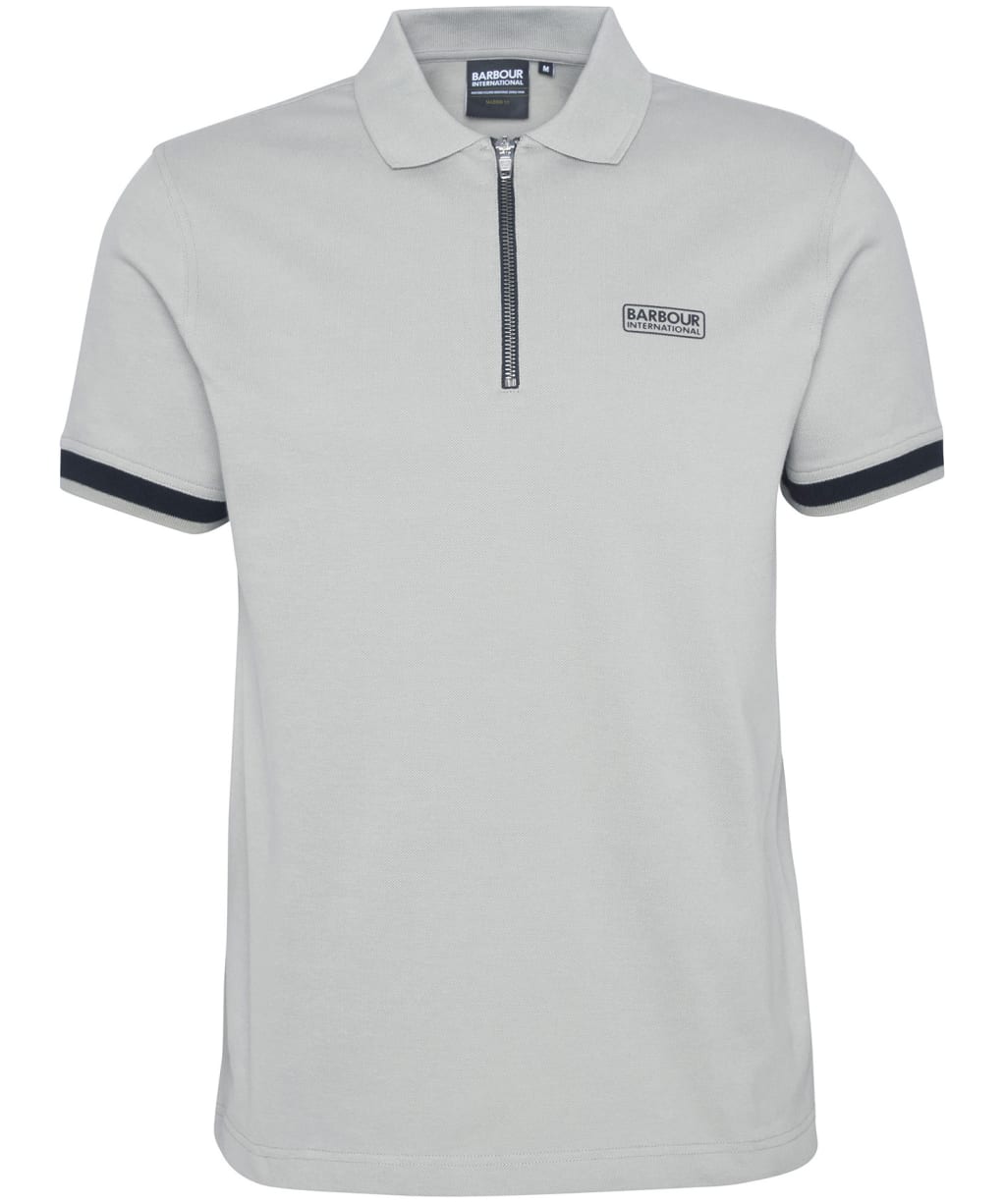 Men's Barbour International Bradley Polo Shirt - Concrete