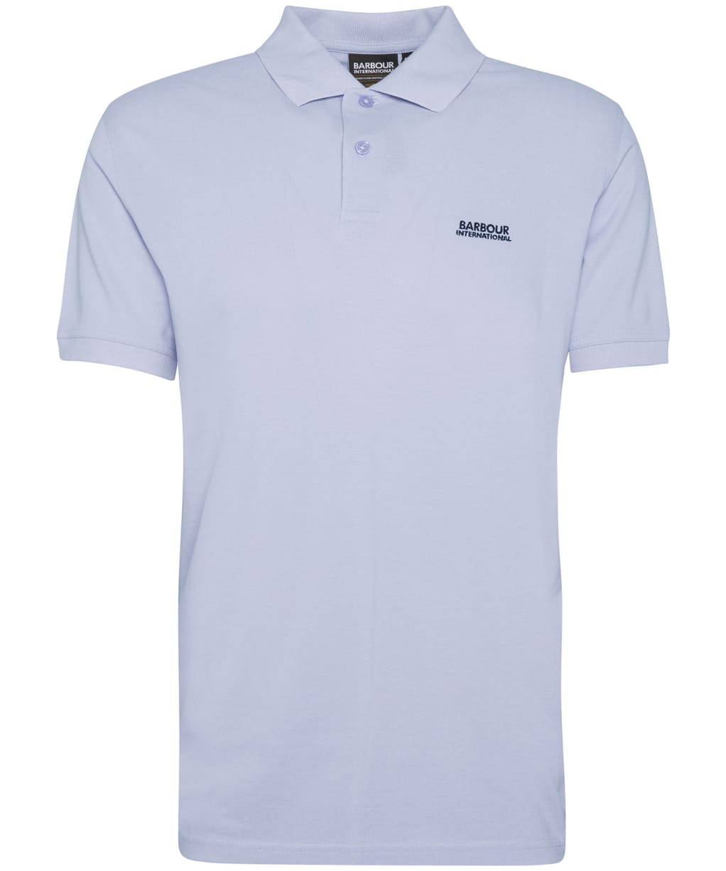Men's Barbour International Lightweight Pique Essential Polo Shirt - Thistle