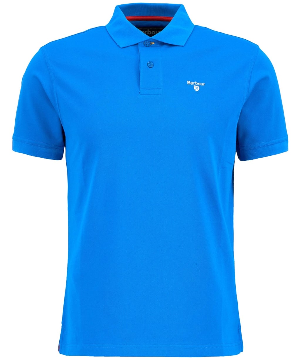 Men's Barbour Active Tailored Fit Polo Shirt - Sports Blue