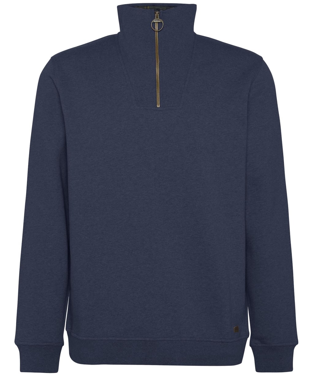 Men's Barbour Nelson Half Zip Sweatshirt - Navy Marl