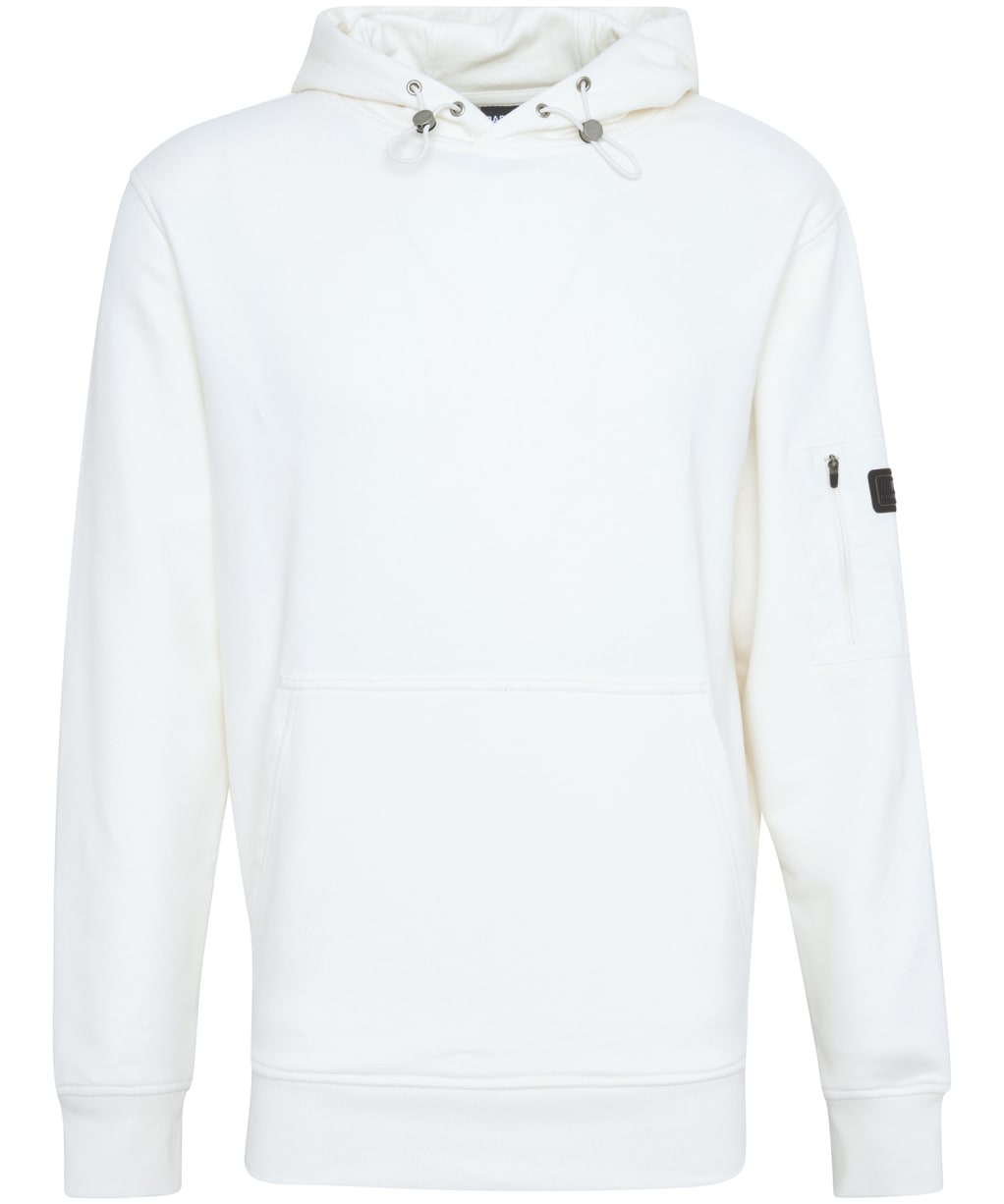 Men's Barbour International Ewan Hoodie - Whisper White
