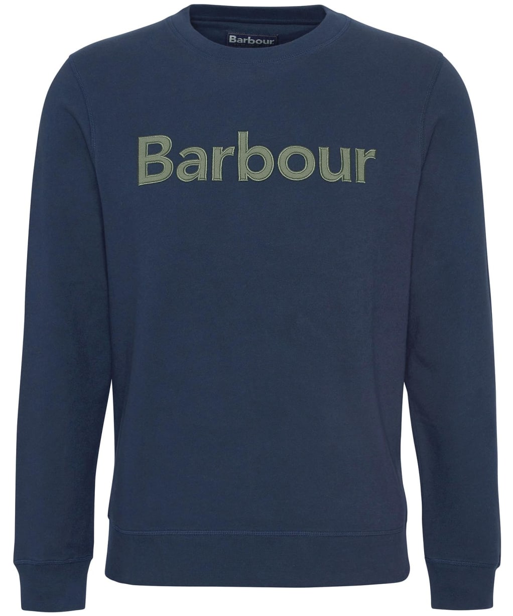 Men's Barbour Pique Applique Crew Sweatshirt - Navy