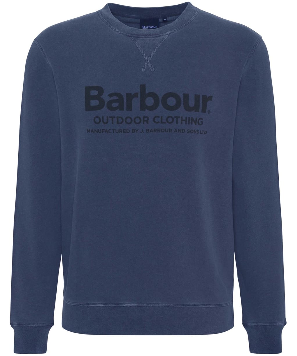 Men's Barbour Larkhill Crew Neck Sweatshirt - Navy