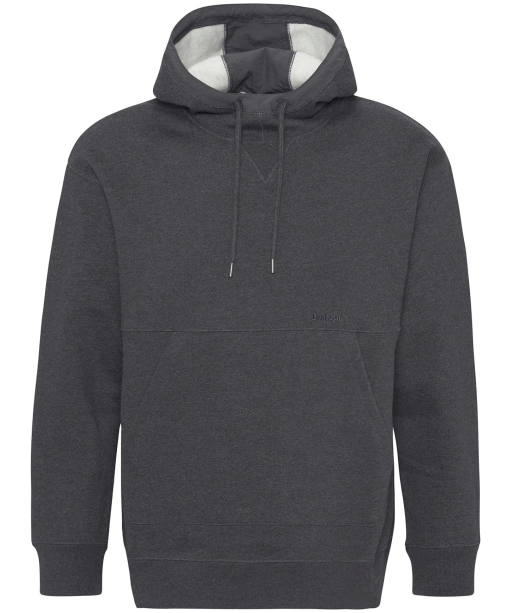Men's Barbour Yalding Hooded Sweatshirt - Charcoal Marl