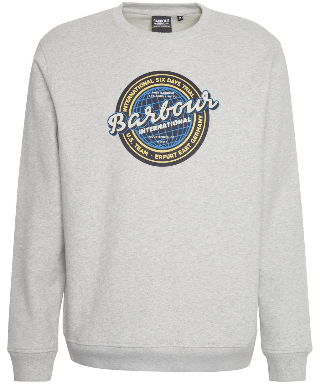 Men's Barbour International Carlisle Graphic Sweatshirt - Grey Marl