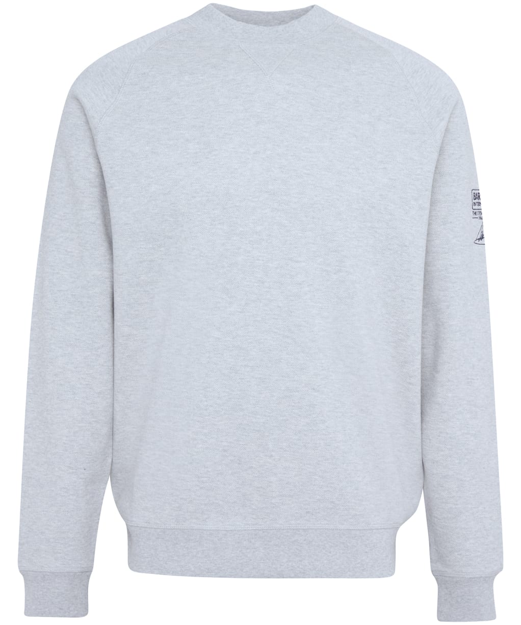 Men's Barbour International Steve McQueen Rickman Sweatshirt - Grey Marl
