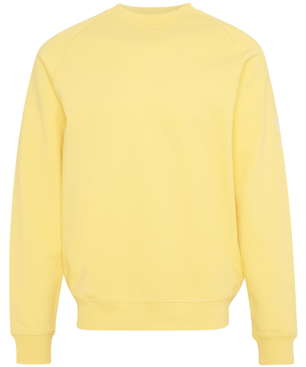 Men's Barbour International Steve McQueen Rickman Sweatshirt - Sunbleached Yellow
