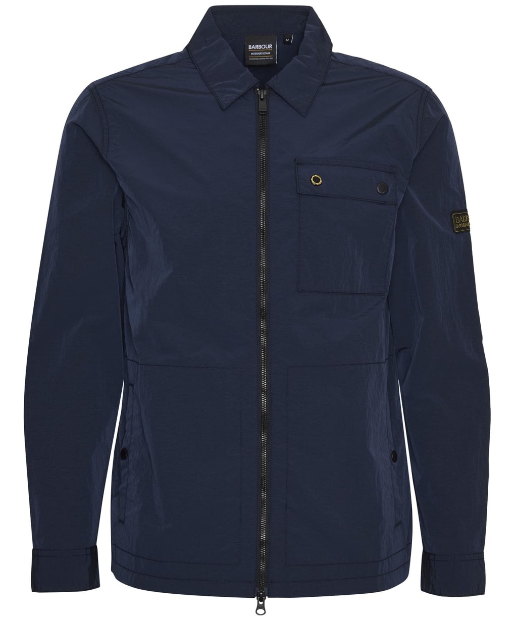 Men's Barbour International Inline Overshirt - Sapphire Navy