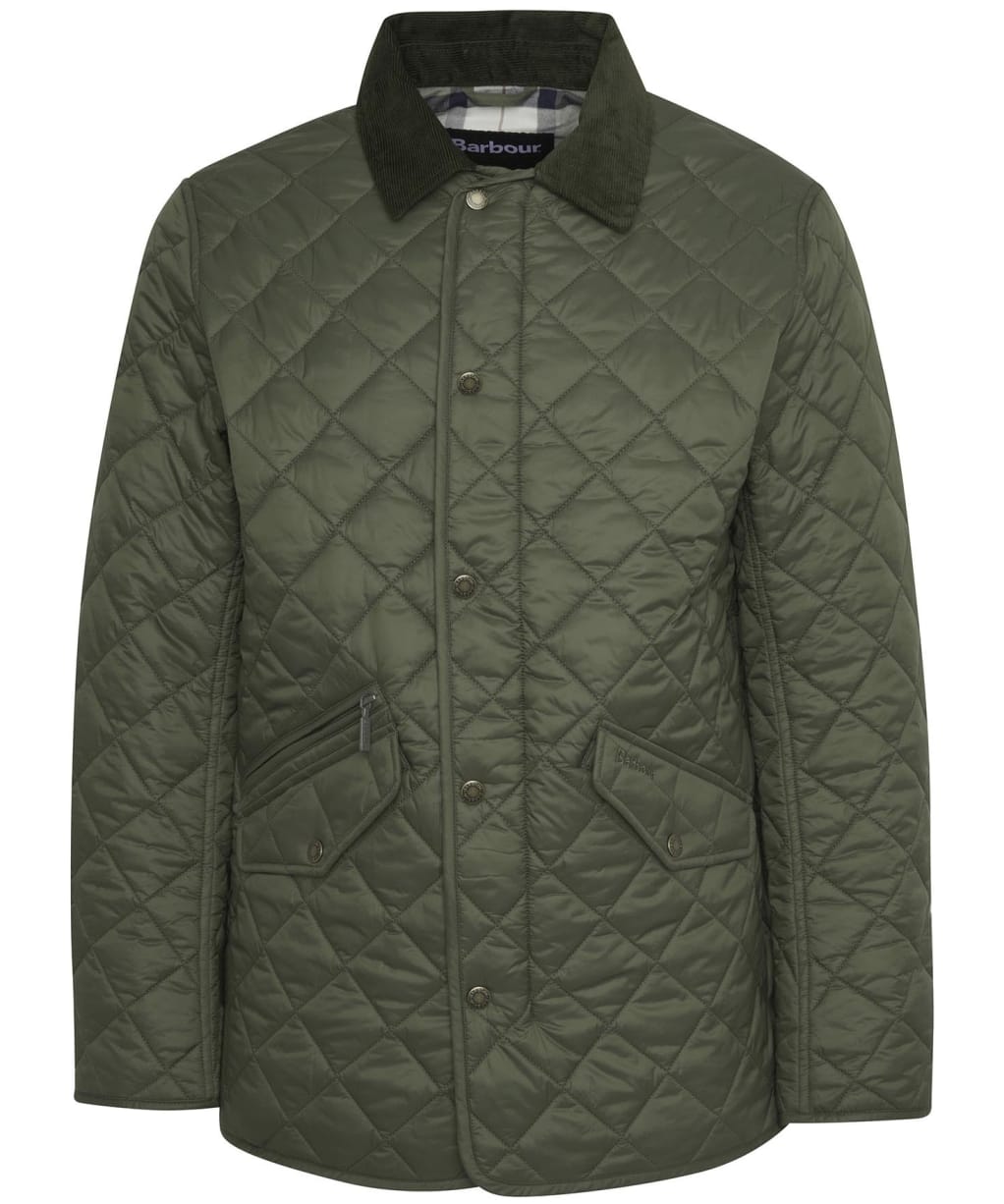 Men's Barbour Modern Chelsea Quilted Jacket - Uniform Green