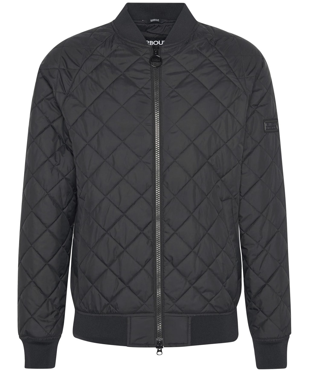Men's Barbour International Harfell Quilted Jacket - Black