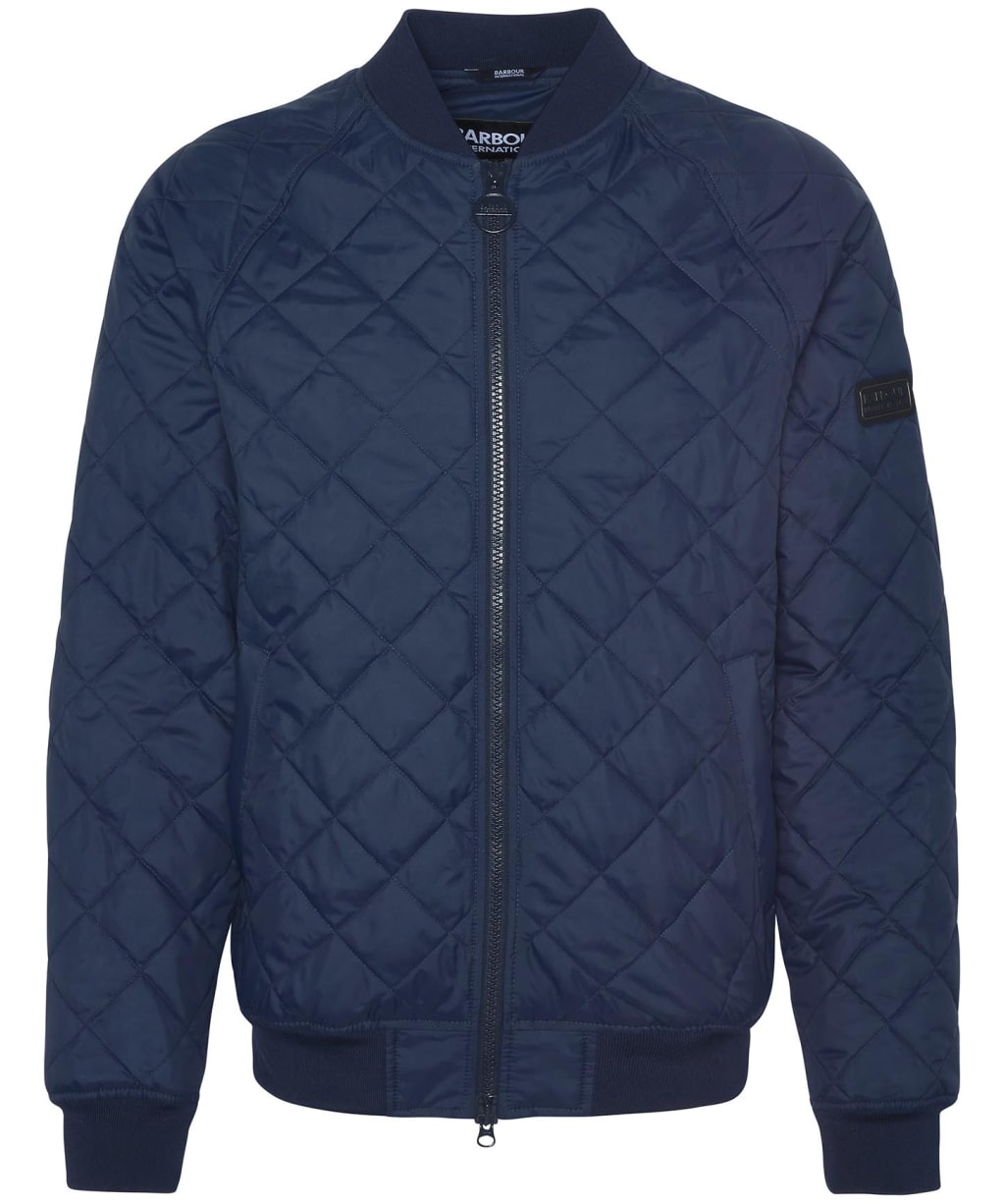Men's Barbour International Harfell Quilted Jacket - Navy