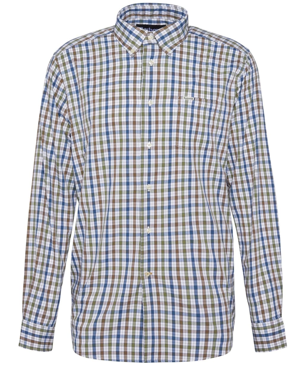 Men's Barbour Hallhill Performance Shirt - Pine Green
