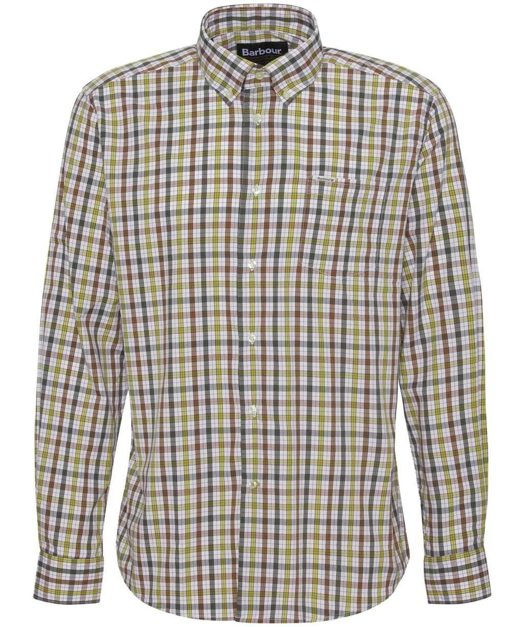 Men's Barbour Hallhill Performance Shirt - Rust
