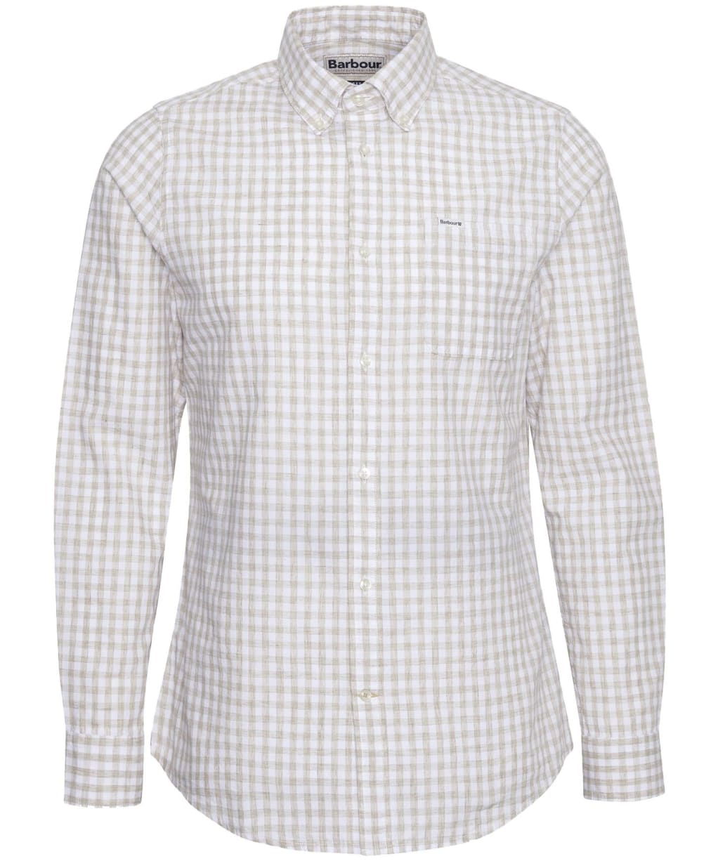 Men's Barbour Kanehill Tailored Fit Shirt - Stone