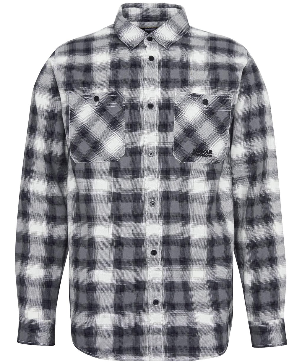 Men's Barbour International Trailist Ombre Shirt - Black