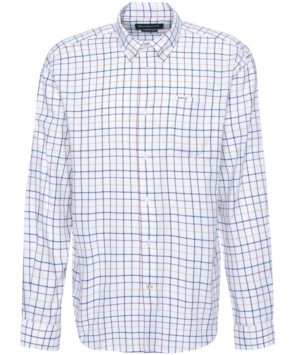 Men's Barbour Caswell Tattersall Regular Fit Shirt - Navy