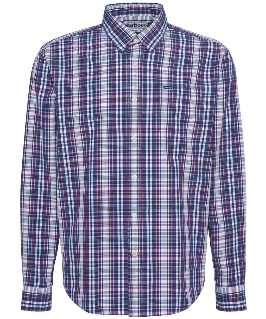 Men's Barbour Linford Comfort Relaxed Shirt - Navy