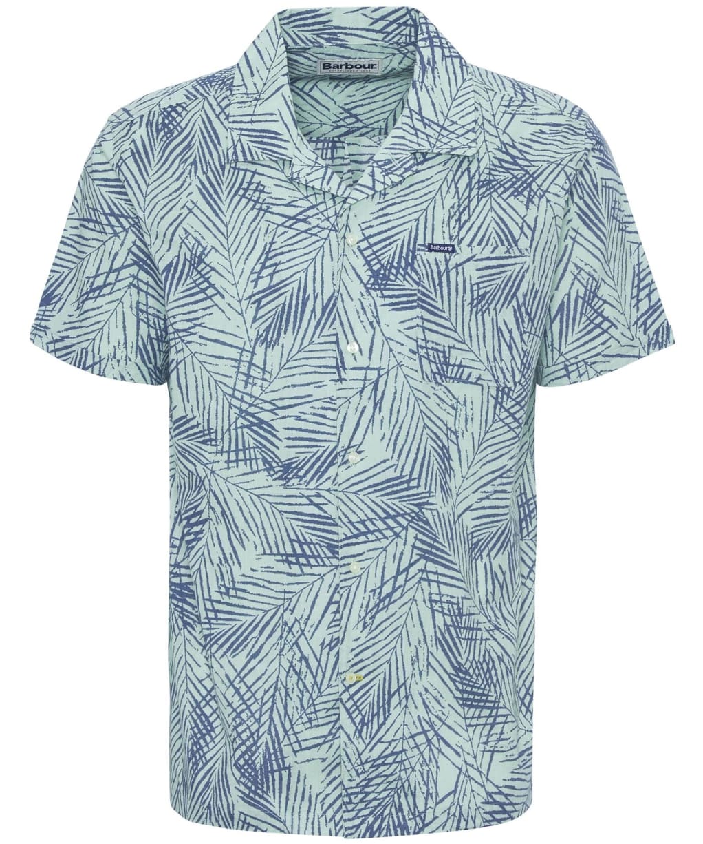 Men's Barbour Falmouth Printed Summer Fit Shirt - Pale Apple